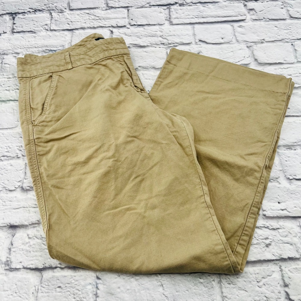 J. Crew Factory Khaki Wide Leg Pants